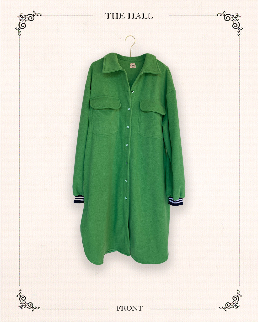 Green Cuff Long Shirt