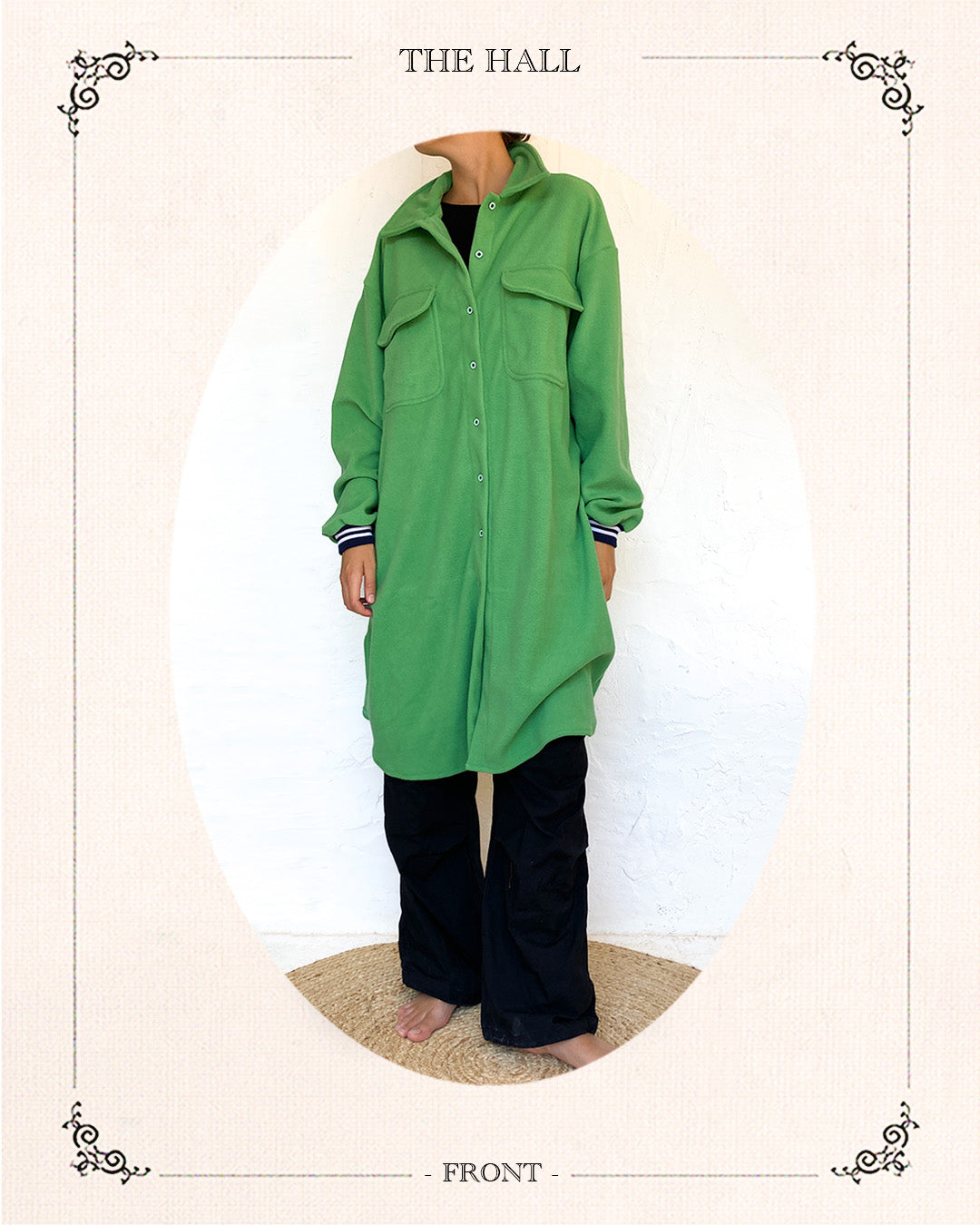 Green Cuff Long Shirt