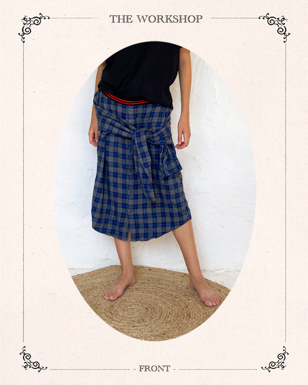 Red Sleeves Skirt