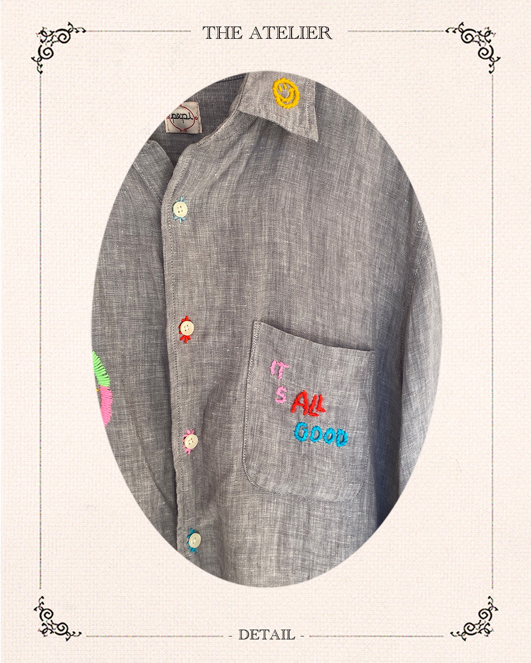 Smiley Linen Shirt