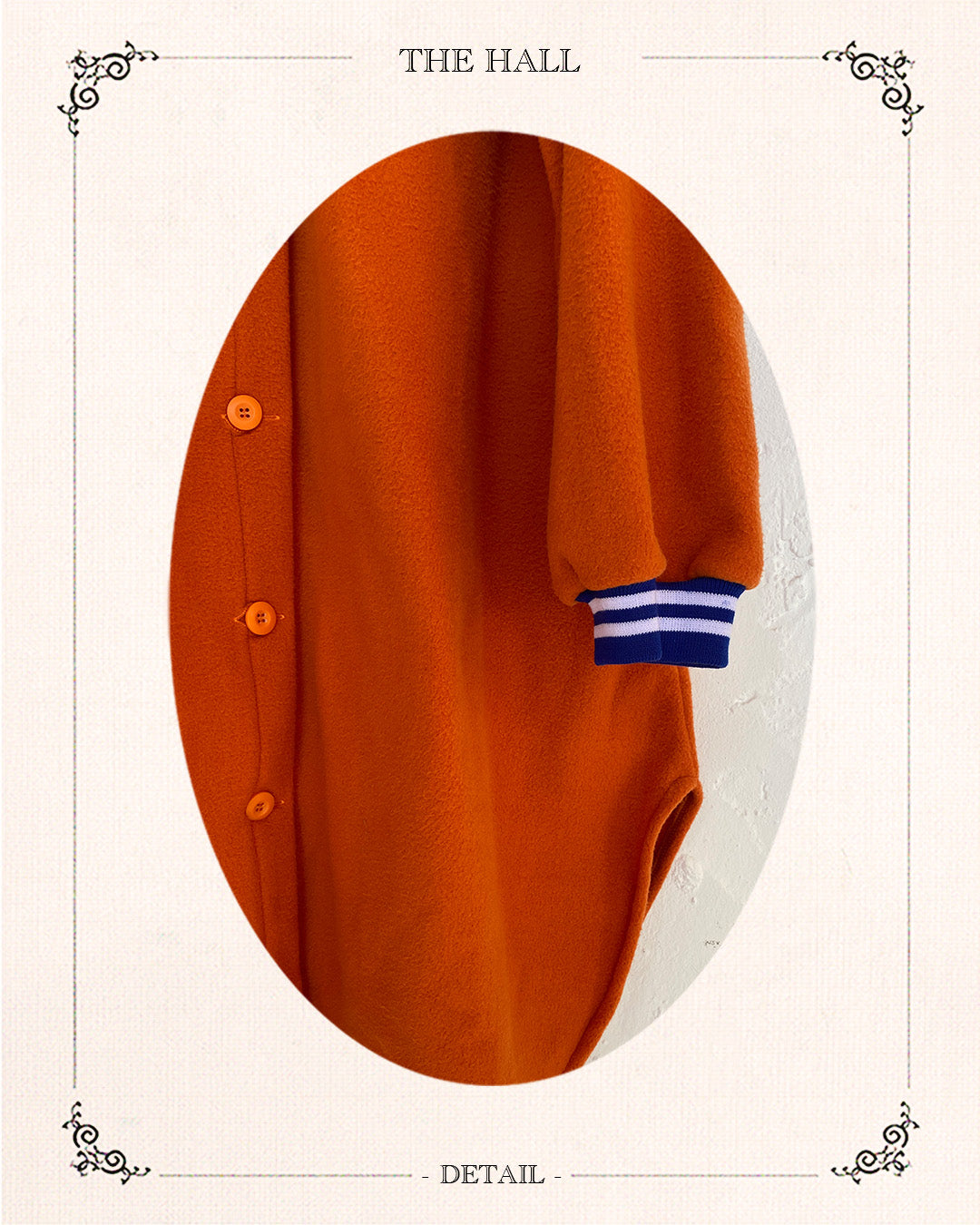 Orange Cuff Long Shirt