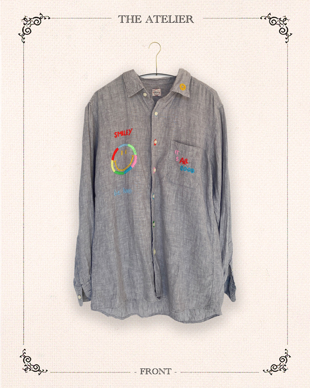 Smiley Linen Shirt