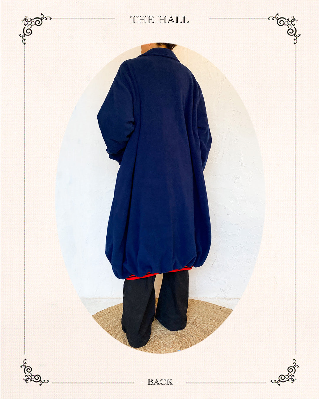 Dark Blue Cuff Coat