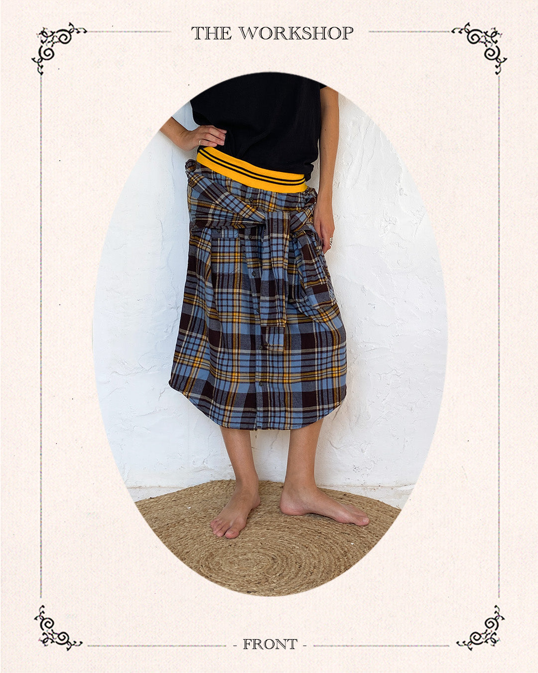 Yellow Sleeves Skirt