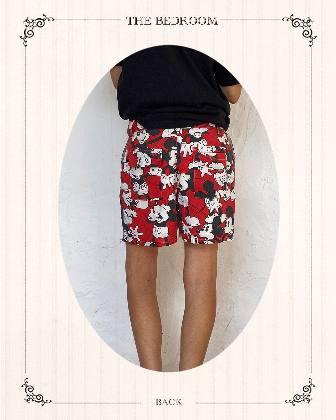 Mickey Red Shorts