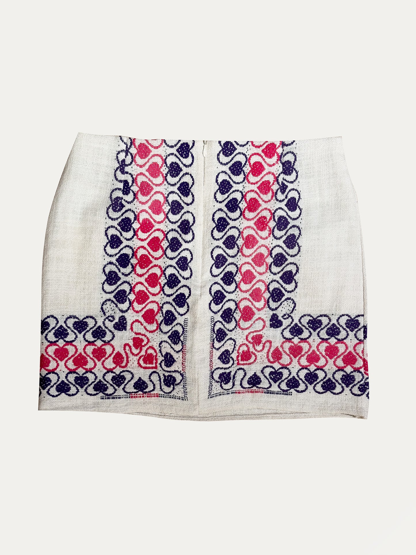 hearts mini skirt