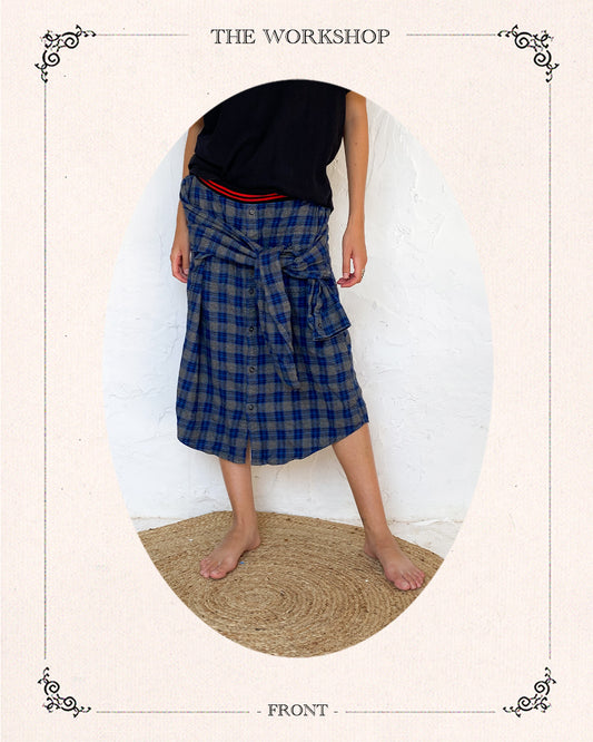 Red Sleeves Skirt