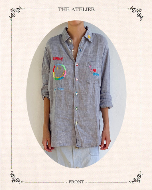 Smiley Linen Shirt