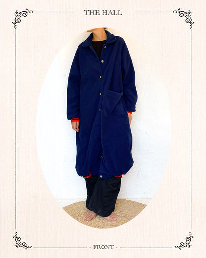 Dark Blue Cuff Coat