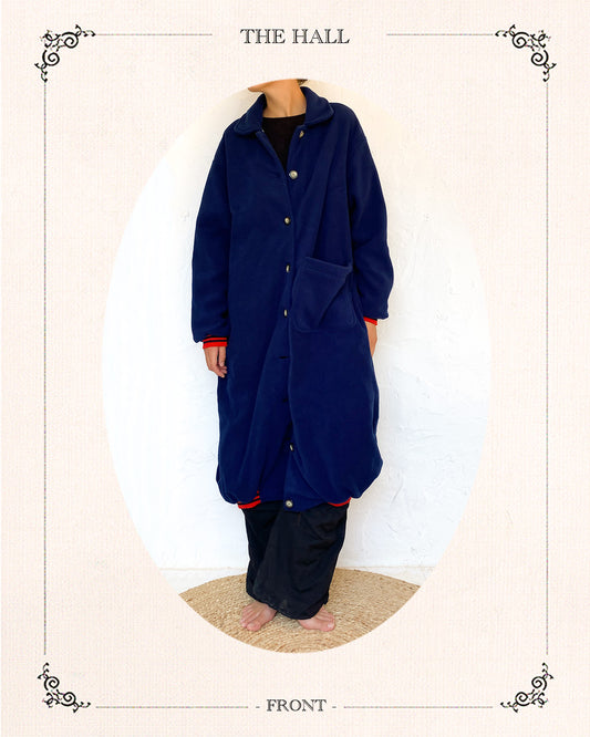 Dark Blue Cuff Coat