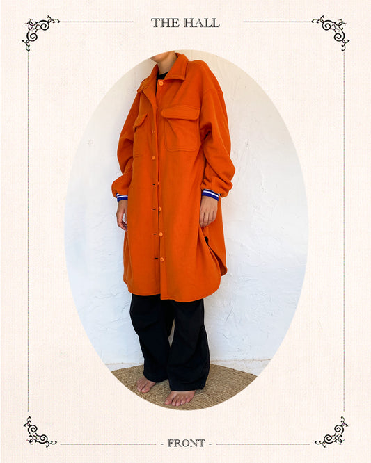 Orange Cuff Long Shirt