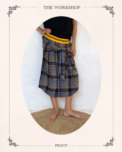 Yellow Sleeves Skirt
