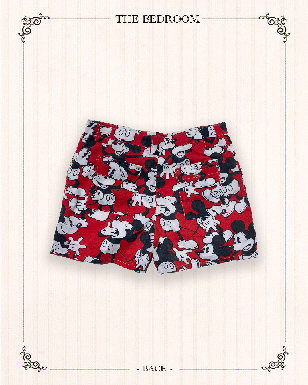 Mickey Red Shorts