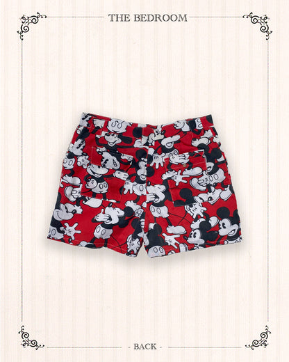 Mickey Red Shorts