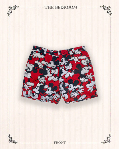 Mickey Red Shorts
