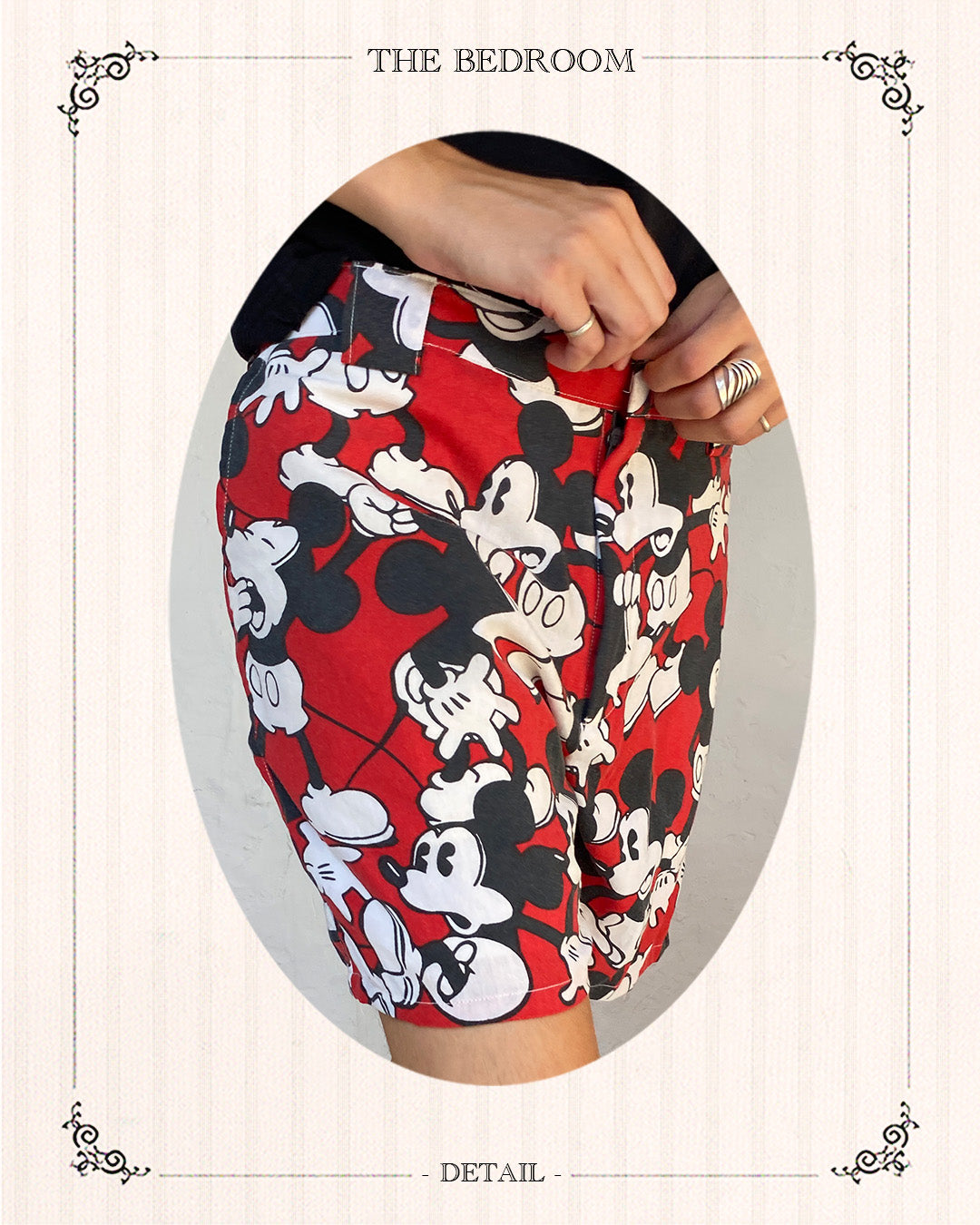 Mickey Red Shorts