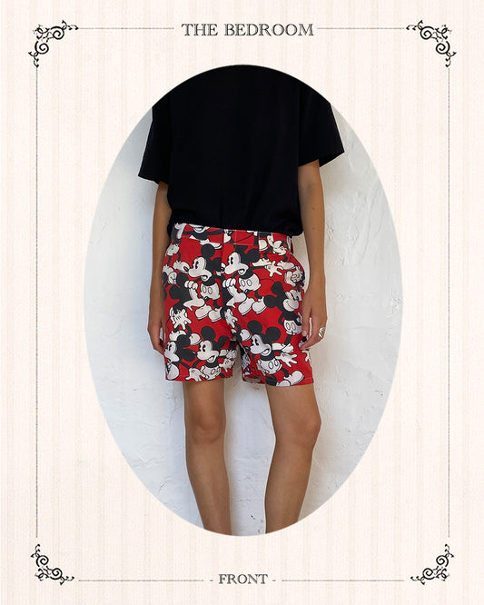 Mickey Red Shorts