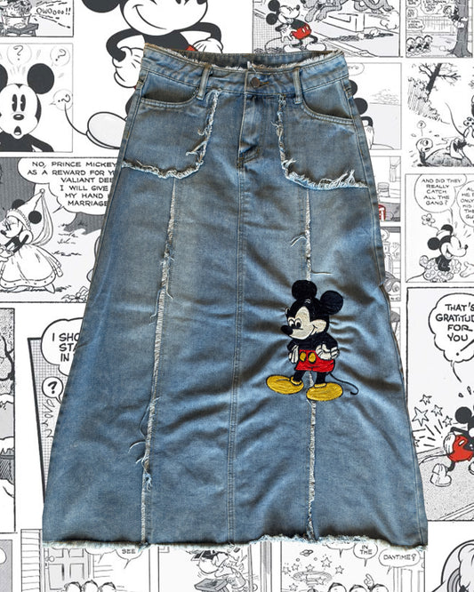 Mickey denim skirt